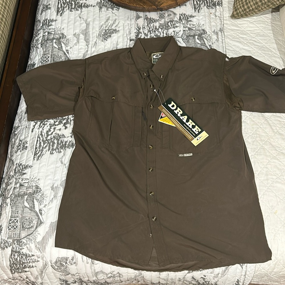 Drake short sleeve button up